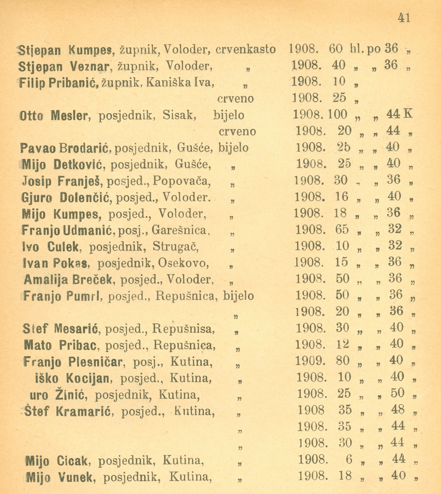 Katalog izloženih vina na zemaljskom vinskom sajmu u Zagrebu, 1909. - 3