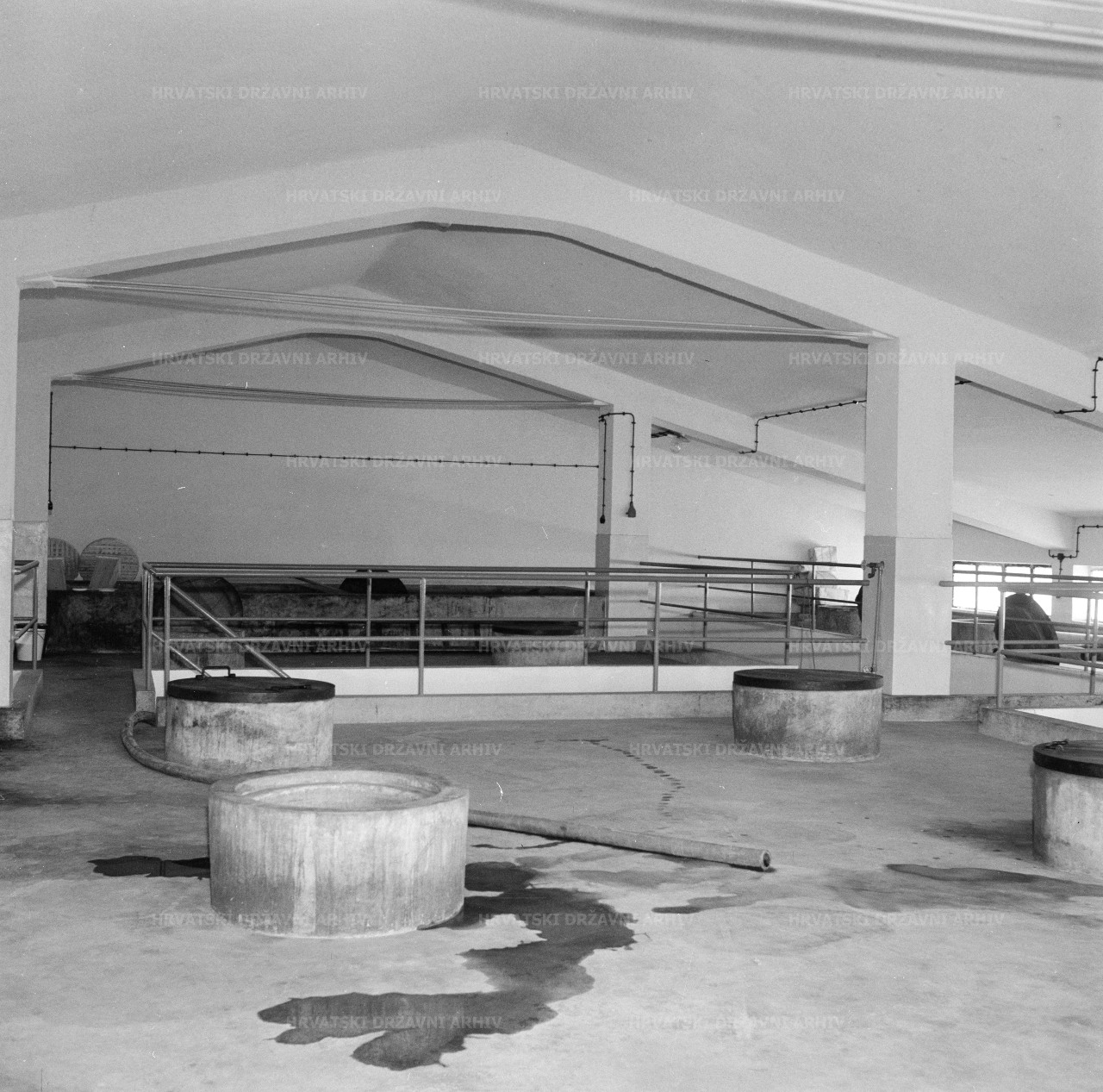 Fotografija gornjeg dijela cisterni u Moslavačkom vinogorju – Voloder, 1962.