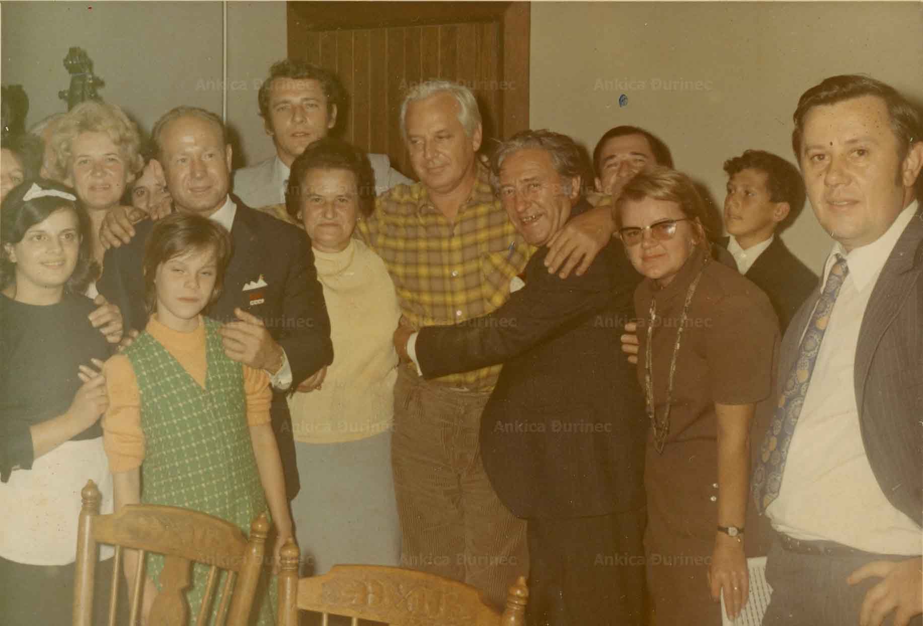 Fotografija posjeta astronauta Leonova na Voloderskim jesenima, 1971.